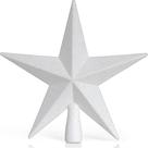 Topper de árvore de Natal Ornativity Glitter Star White 20cm