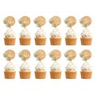 Topper de Bolo Festa to Be 12PCS Decoração de Madeira para Noivado Topper de Bolo Festa to Be 12PCS Decoração de Madeira para Noivado