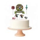 Topper de Bolo Tema Personalizado Minicrafet Topper de Bolo Tema Personalizado Minicrafet