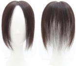 Topper de cabelo 30cm reto 100% Remy Human Hair para mulheres