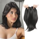 Topper de cabelo Ms Taj 30cm, cabelo sintético, 6,5x6,5, base grande Topper de cabelo Ms Taj 30cm, cabelo sintético, 6,5x6,5, base grande
