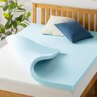Topper de colchão Best Price Colchão Memory Foam 6,35 cm Twin