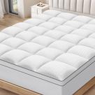 Topper de colchão MASVIS Queen Pillow Top, bolso profundo de 8-21 polegadas