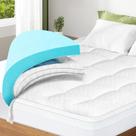 Topper de colchão VALUXE Dual Layer Memory Foam King Size