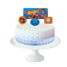 Topper para Bolo Festa Hot Wheels - 04 unidades - Festcolor