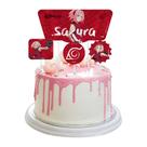Topper Para Bolo Sakura - 4 Unidades - Festcolor - Rizzo