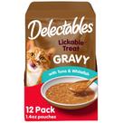 Topper Wet Cat Treat & Food Topper Hartz Delectables, 40 g, 12 unidades