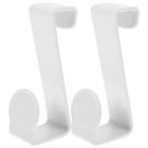 TOPPERFUN 2 ganchos plásticos en forma de Z para asiento de baño