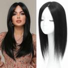 Toppers de cabelo Aimeolyn para mulheres, cabelo humano real de 40 cm