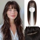 Toppers de cabelo Aimeolyn Real Human Hair 20cm para mulheres 20"