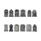 Toppers De Cupcake De Halloween Em Formato De Lápide E Cemitério, 12 Peças, Decoração Assustadora, Toppers De Cupcake De Halloween Em Formato De Lápide E Cemitério, 12 Peças, Decoração Assustadora,