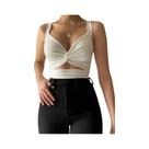 Tops Cropped Sem Mangas Em Preto E Branco Para Mulheres, Sexy E Casuais, Estilo Tank Vest Tube Top Tops Cropped Sem Mangas Em Preto E Branco Para Mulheres, Sexy E Casuais, Estilo Tank Vest Tube Top