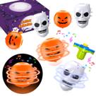 Tops giratórios de Halloween Kannove, pacote com 4 guloseimas de Halloween para crianças