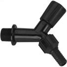 Torn Plast Luconi Jardim 3/4 Preto - Kit C/12 Unidades