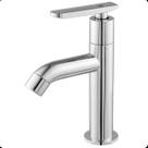 Torneira ABS Bancada Banheiro Lavatório Lavabo Pia Cuba 1.4 de Volta Cromada Design Moderno