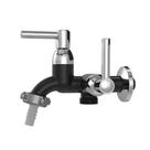 Torneira Abs Preta Tanque Máquina de Lavar 2 Saídas 1428 C70 Torneira Abs Preta Tanque Máquina de Lavar 2 Saídas 1428 C70