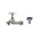 Torneira Angular 1122 para Jardim 1/2" e 3/4" Latão Cromado - Docol