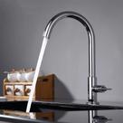 Torneira Bancada alta Aço Inox Design Moderno Alto Padrão Moderno