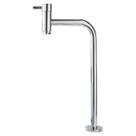 Torneira Banheiro Bica Alta Inox Cromada Slim Design Moderno para Cuba de Apoio Creatore Metais