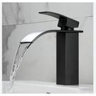 Torneira Banheiro Gourmet Cascata Slim Misturador Monocomando Bica Baixa T103-04 Rosa Gold Luuk Youn Cor:preto