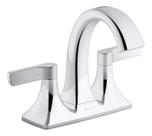 Torneira Banheiro Kohler Maxton Cromada 4" Centerset Design Luxo