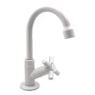 Torneira Banheiro Mesa Bica Móvel Abs Branco Slim 1/4 V Torneira Banheiro Mesa Bica Móvel Abs Branco Slim 1/4 V
