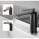 Torneira Banheiro Misturador 100% metal Premium Moscou Preto