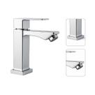 Torneira Banheiro Quadrada Metal Super Luxo Pesada Torneira Banheiro Quadrada Metal Super Luxo Pesada