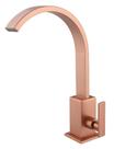 Torneira Banheiro Rose Gold Cascata Slim de Pia Bica Móvel 1/4 de Volta Torneira Banheiro Rose Gold Cascata Slim de Pia Bica Móvel 1/4 de Volta