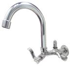 Torneira bica móvel parede luxo tubo u com saída para purificador 1/4 Torneira bica móvel parede luxo tubo u com saída para purificador 1/4
