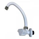Torneira Bica Movel Pia Parede Viqua Foz Branca - C-40 Branca Abs