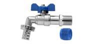 Torneira Blukit Esfera Para Jardim Com Borboleta 3/4 X 1/2