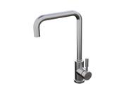 Torneira Calha Úmida Inox Gourmet de Cozinha Misturador Monocomando para Água Quente e Fria
