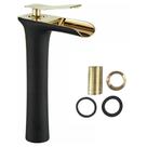 Torneira Cascata Banheiro Monocomando Luxo Misturador Quente Frio Bancada Mesa Cobre