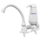 Torneira com filtro bica móvel de parede quadriseta - Acqua E05 (Branco)