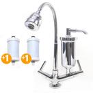 Torneira Com Filtro Gourmet Cozinha Bancada 1/4 Volta Flexível + 02 Refil Extra CasaGrande Mundial - Um Novo Conceito.