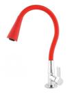 Torneira Cozinha Bancada tubo flexível Gourmet vermelha 02 jatos Torneira Cozinha Bancada tubo flexível Gourmet vermelha 02 jatos