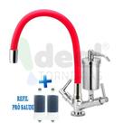 Torneira Cozinha Com Filtro Bancada Colorida Flexível C-66 Várias Cores Cód. 2101