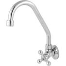 Torneira Cozinha De Parede Bica Alta de Metal 1168 C33 1/4 de Volta - Leão Torneira Cozinha De Parede Bica Alta de Metal 1168 C33 1/4 de Volta - Leão