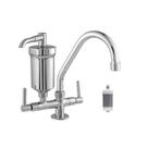 Torneira Cozinha Filtro Bica Móvel Bancada Metal Cromada + Refil Avulso Torneira Cozinha Filtro Bica Móvel Bancada Metal Cromada + Refil Avulso