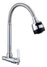Torneira Cozinha Gourmet de Parede Flexível Cromada Com Arejador