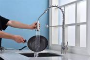 Torneira cozinha gourmet extensivel - cromada - mg44