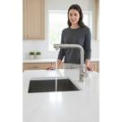 Torneira Cozinha Gourmet Extensor Ducha Inox Escovado