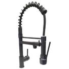 Torneira Cozinha Gourmet Luxo Monocomando Aerador Dois Jatos Misturador Agua Quente Fria Mesa Pia Bancada Area Externa Sofisticado Pratico