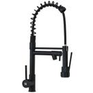 Torneira Cozinha Gourmet Monocomando Com Spray Extensor Preta