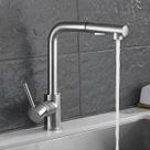 Torneira Cozinha Gourmet Monocomando Extensível Bancada Aço Inox
