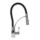 Torneira Cozinha Gourmet Monocomando Flexível Preta Premium