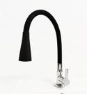 torneira cozinha mesa gourmet preta cone 1/4 volta c70