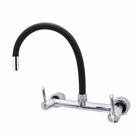 Torneira Cozinha Misturador Parede Tubo Flexivel Preto Fosco 1/4 de Volta Luxo Torneira Cozinha Misturador Parede Tubo Flexivel Preto Fosco 1/4 de Volta Luxo