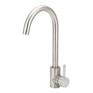 Torneira Cozinha Monocomando Inox Escovado Bica Movel